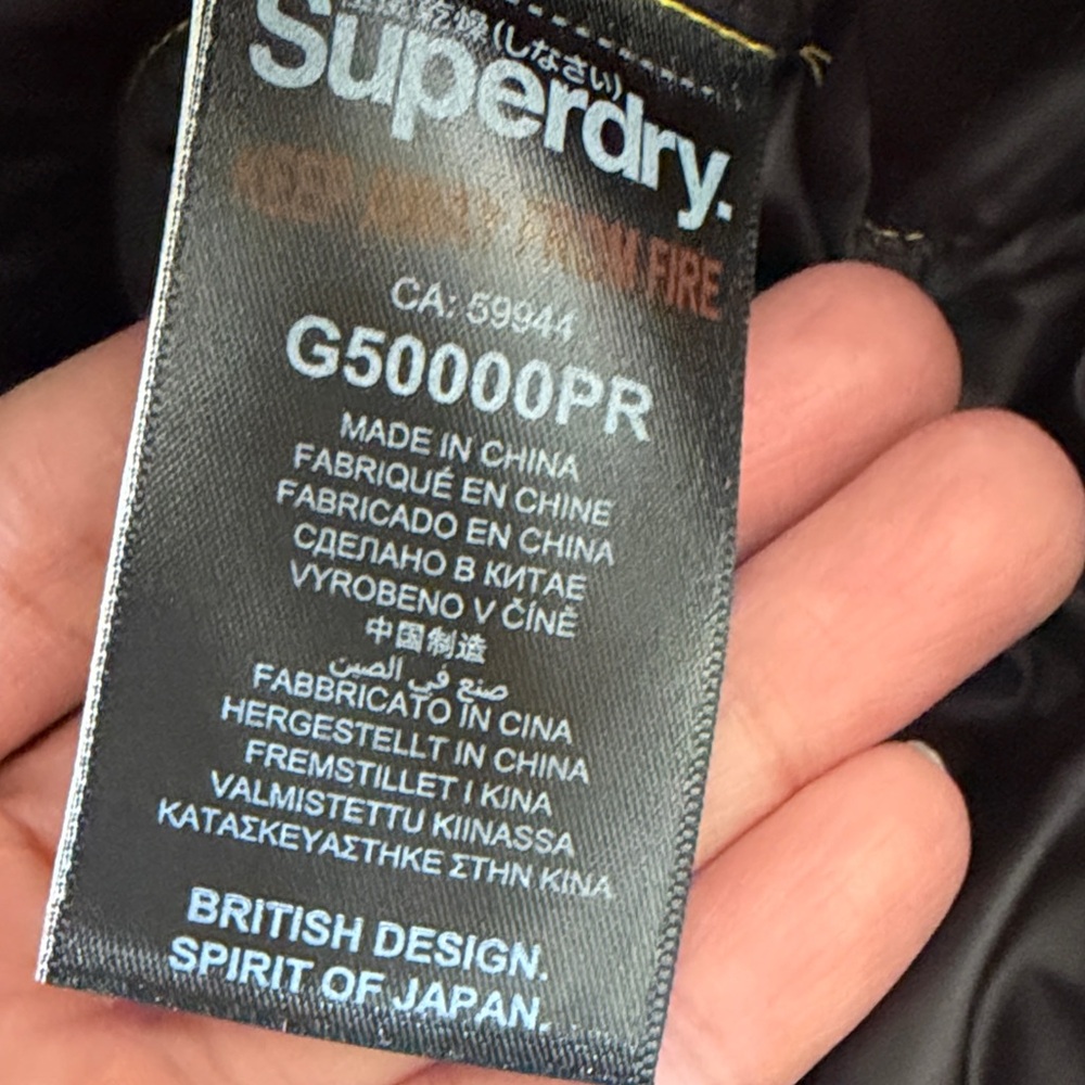 Superdry Bright Yellow Quilted Hooded Puffer Jacket - Picture 11 of 11